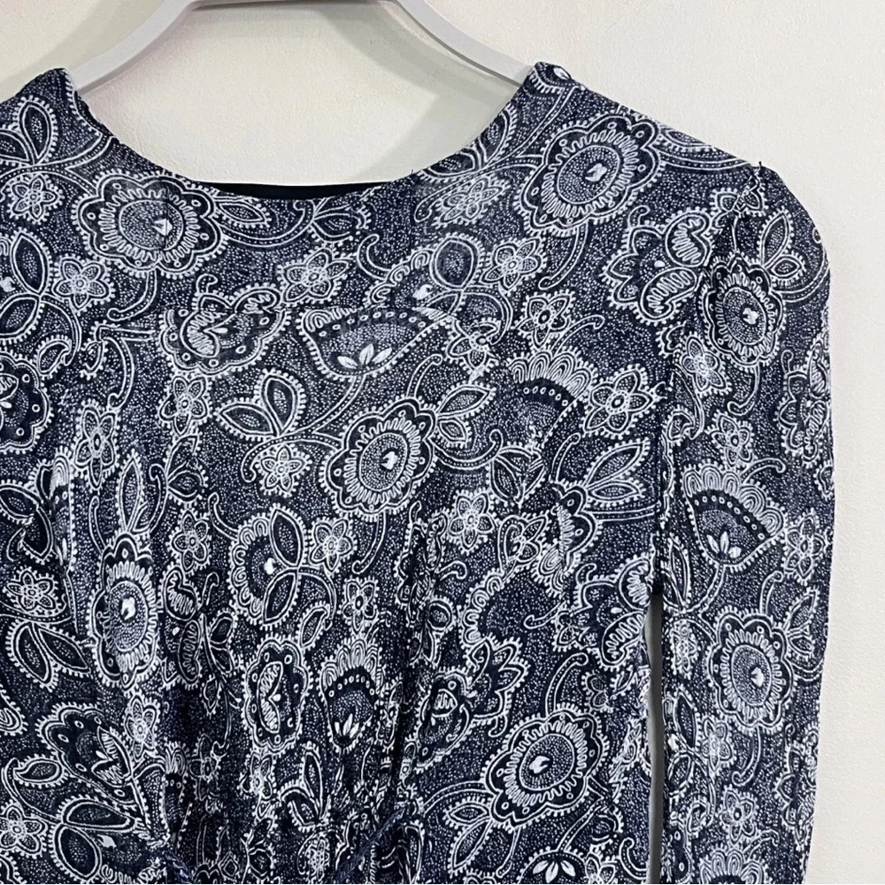 NWOT Free People New Romantics V-Neck Print Top